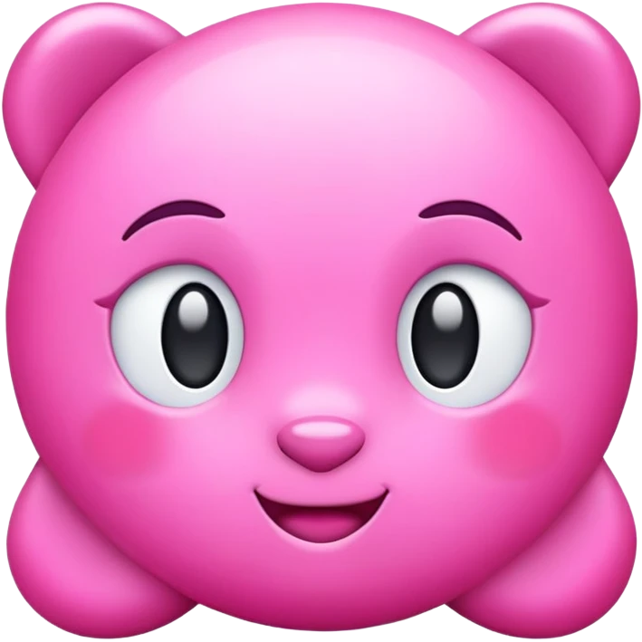 Pink  emoji