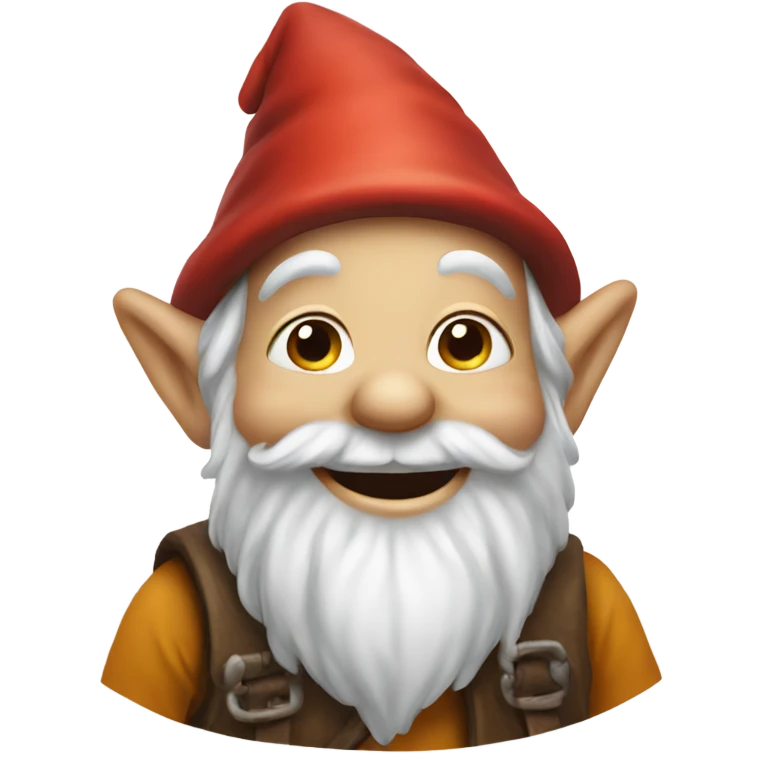 A happy little gnome emoji