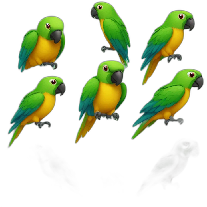 legendary parrot emoji