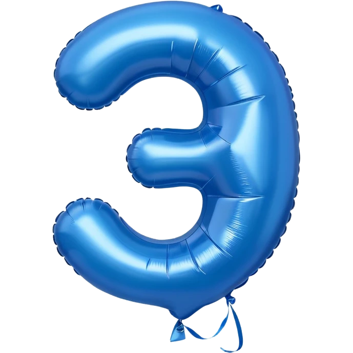 the number thirty one 31 in blue balloons emoji