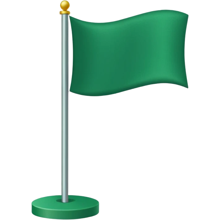 Green flag emoji
