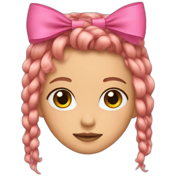 Bows for hair emoji