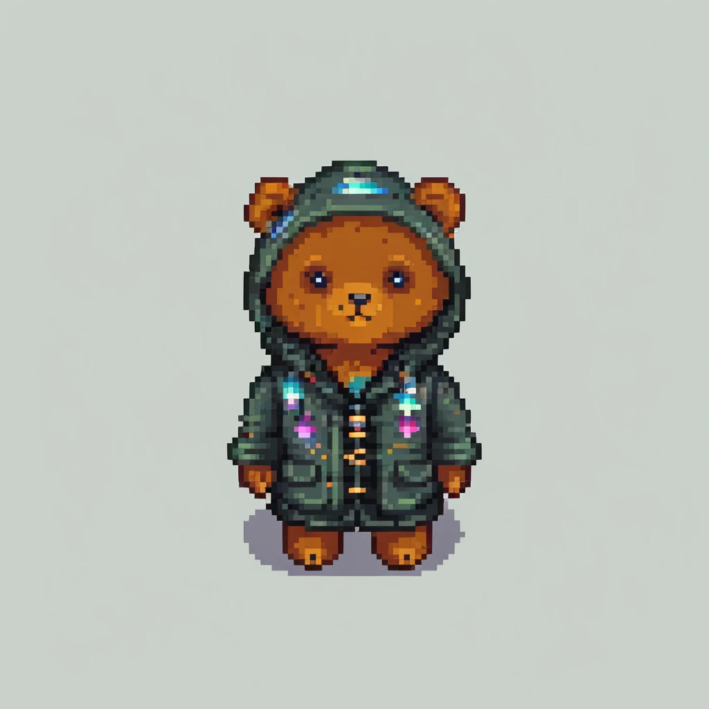 cute bear inspired by awakening sage from Black Desert Online emoji