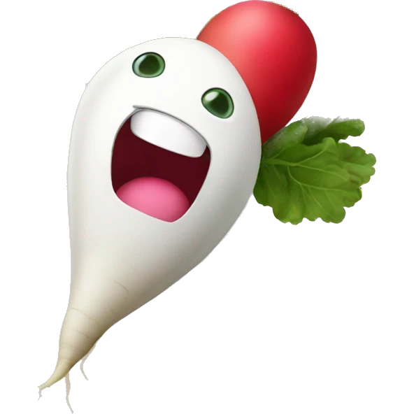 radish  emoji