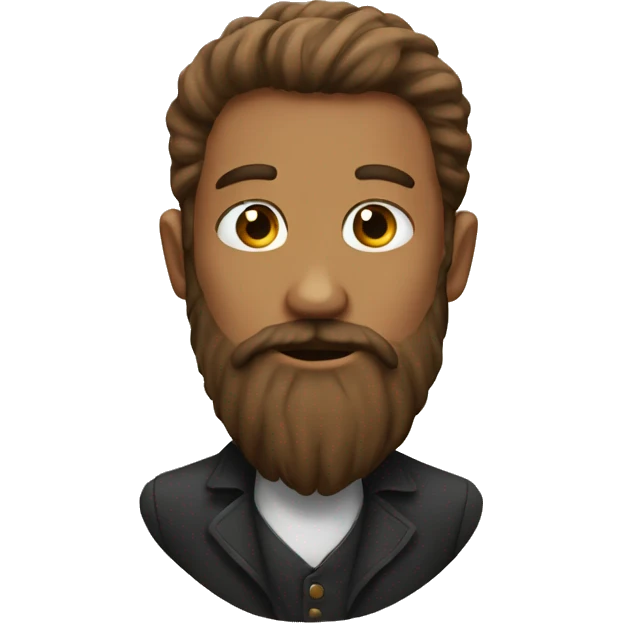 heart with beard emoji