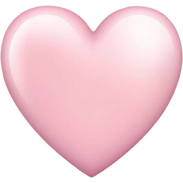 light pink heart emoji