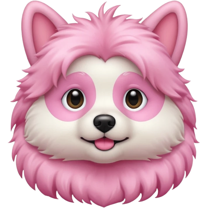 pink girly dog emoji