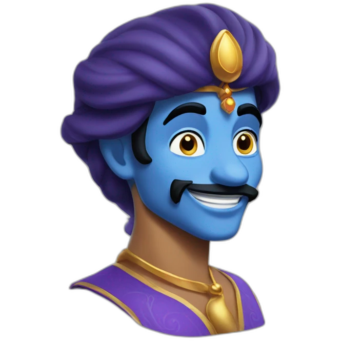 aladdin's genie emoji