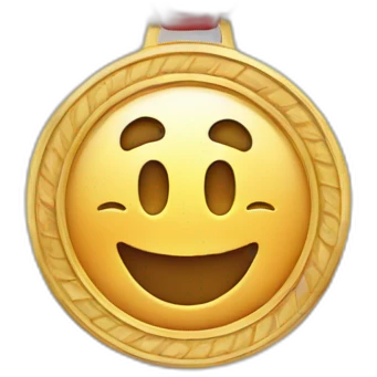 Medal with Thumbs up sign emoji