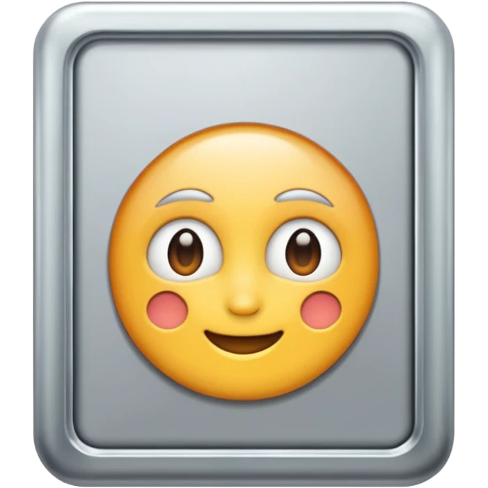 Silver frame emoji