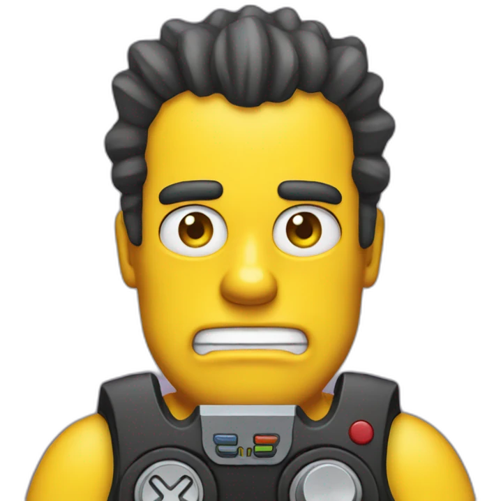 gamer simpson emoji