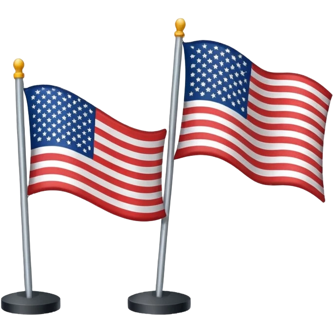 asian flag and american flag emoji emoji