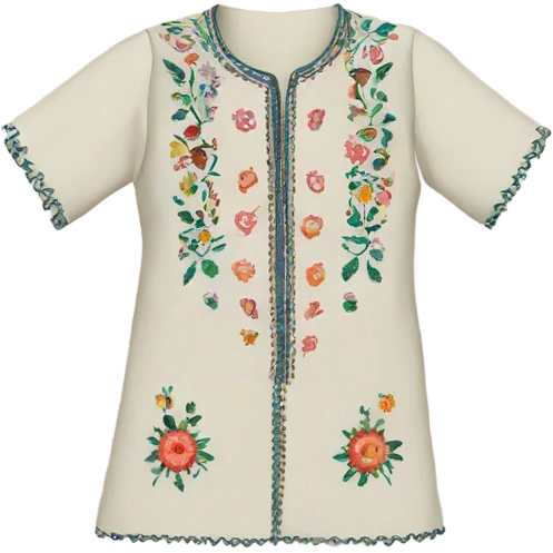 embroidered kurta top emoji