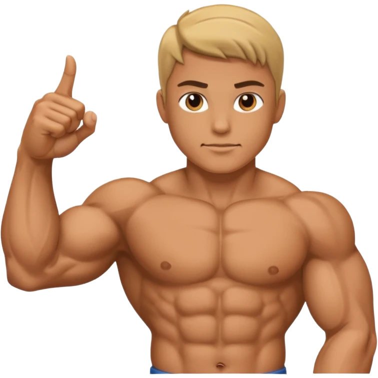 Braço forte apontado para direita emoji