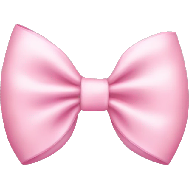 Baby pink bow  emoji