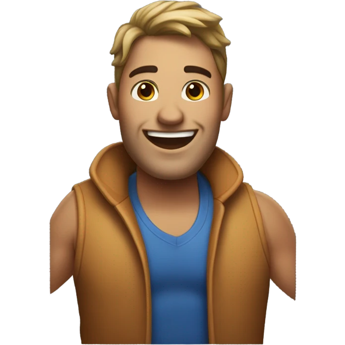 fat guy emoji