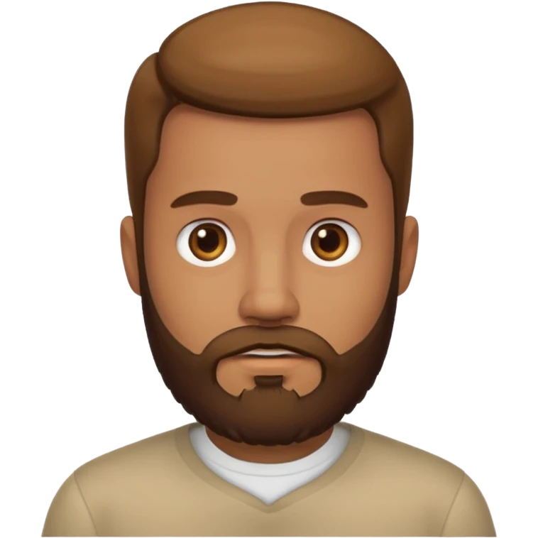 head with beard emoji