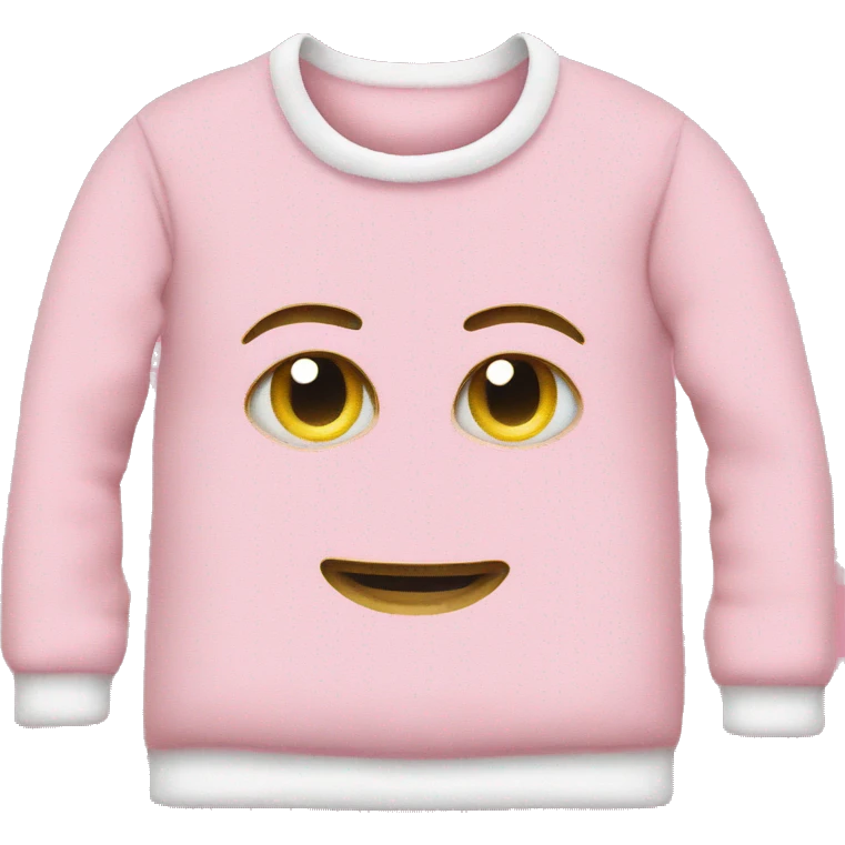 baby pink christmas jumper emoji