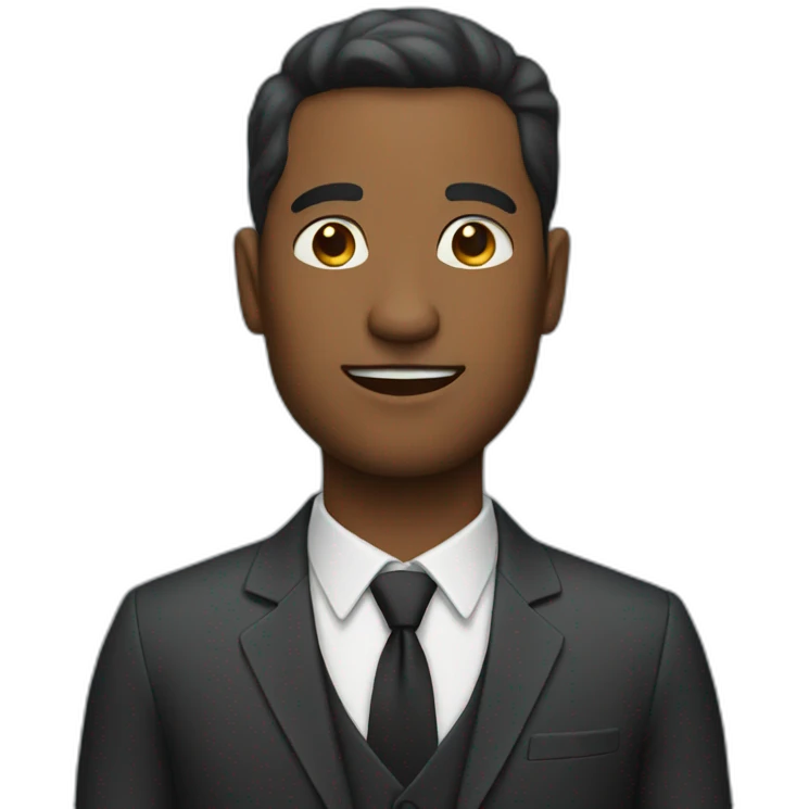 man with suit emoji