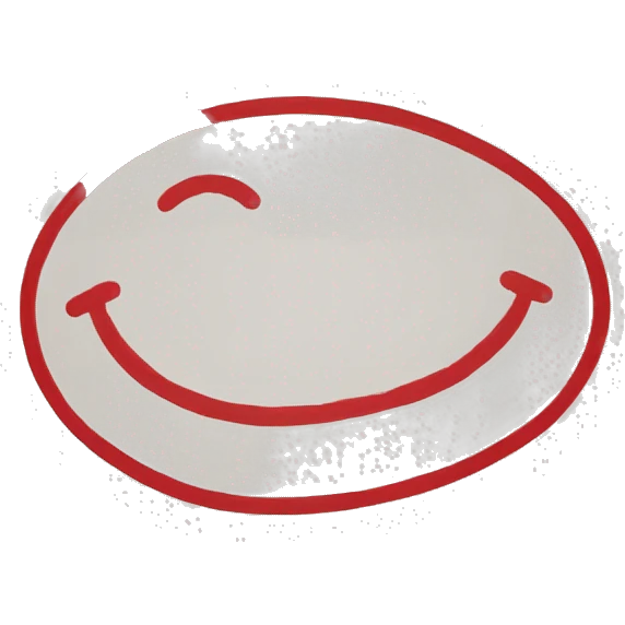 red oval drawn with a pen emoji