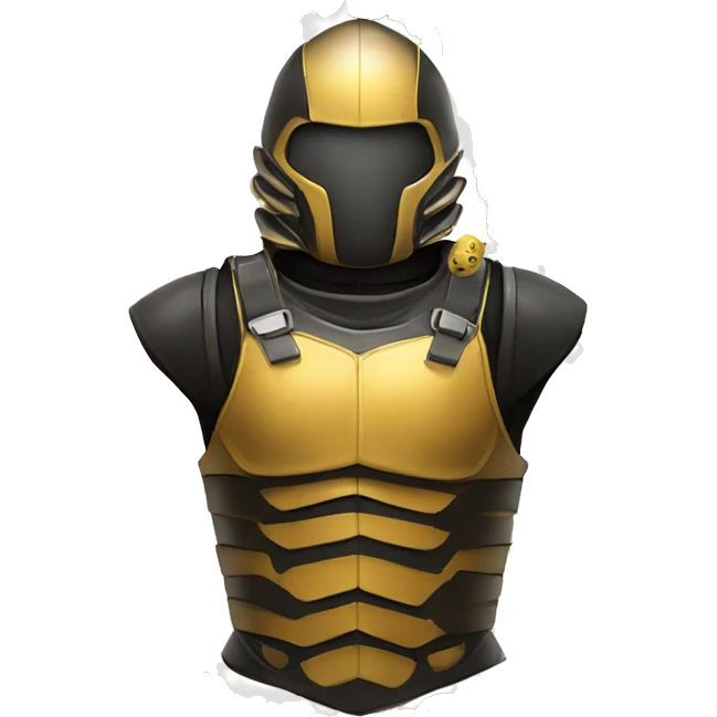 torso armor covered in bees emoji