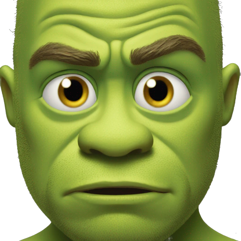 Offended shrek emoji
