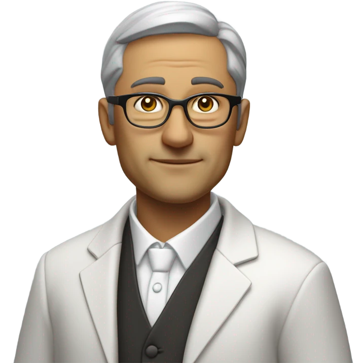A professor CEO who is also a Catholic deacon emoji