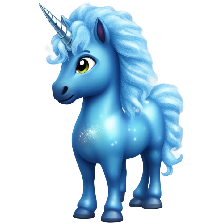 Blue buffalo unicorn  emoji