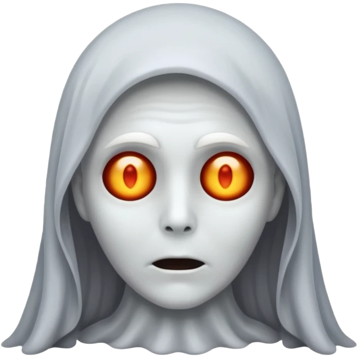 dead hair ghost emoji