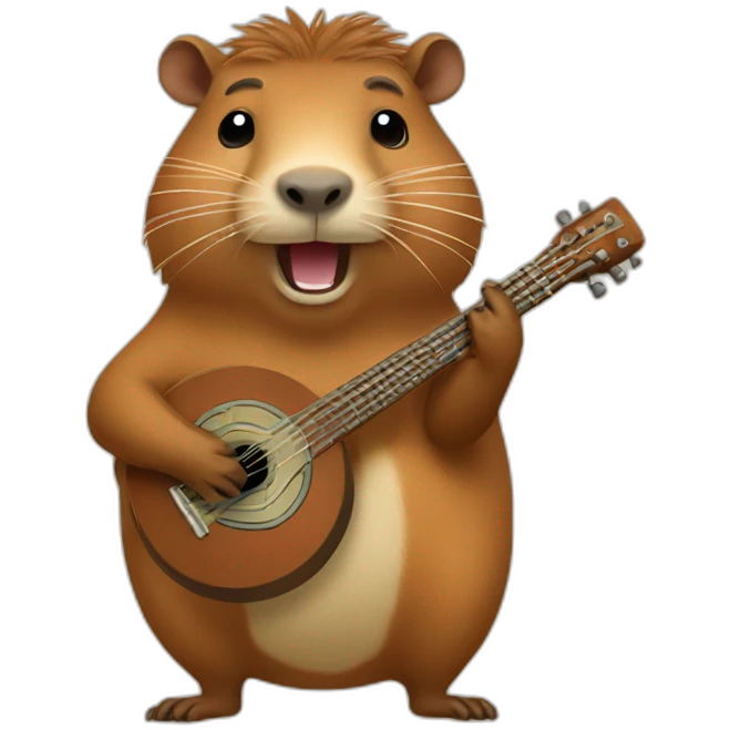 capybara-playing-a-banjo emoji