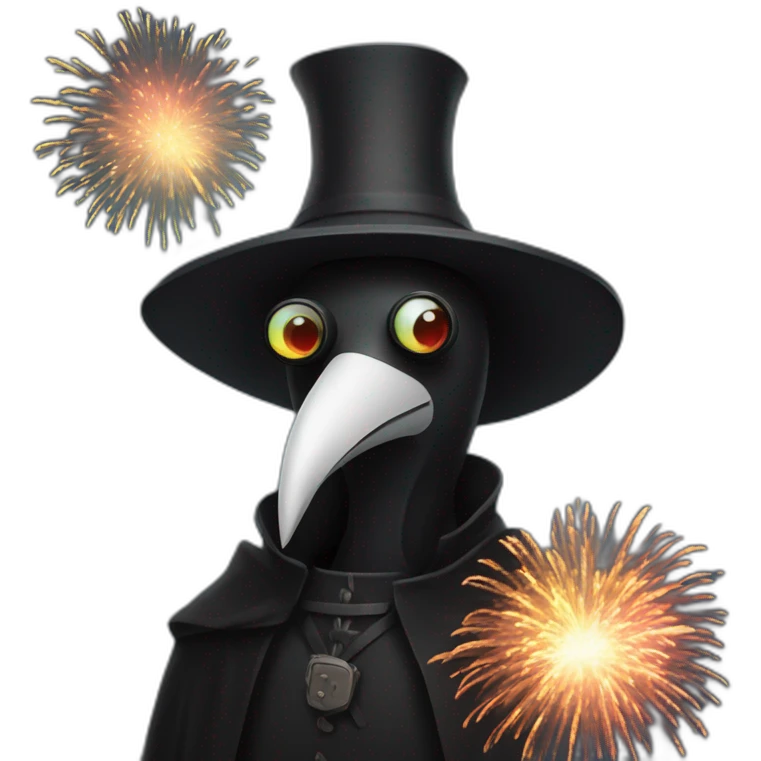 fireworks plague doctor emoji