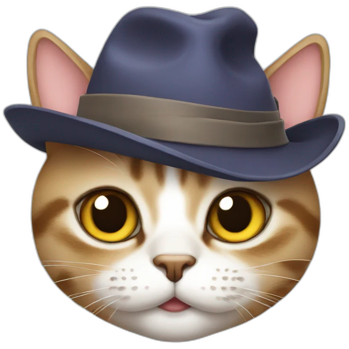 cat with a hat emoji