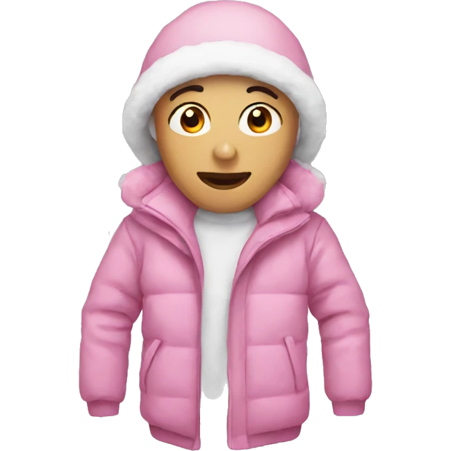 Winter pink  emoji