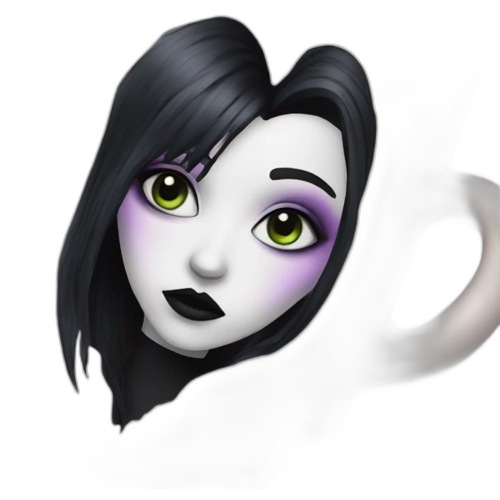 goth style heart emoji