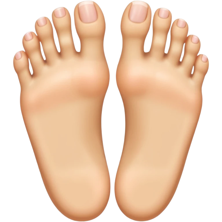One foot with four toes emoji