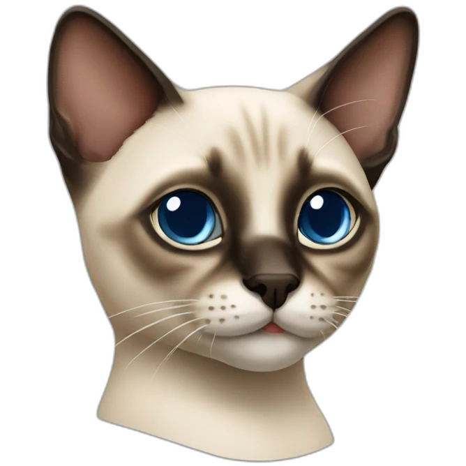 Siamese cat emoji