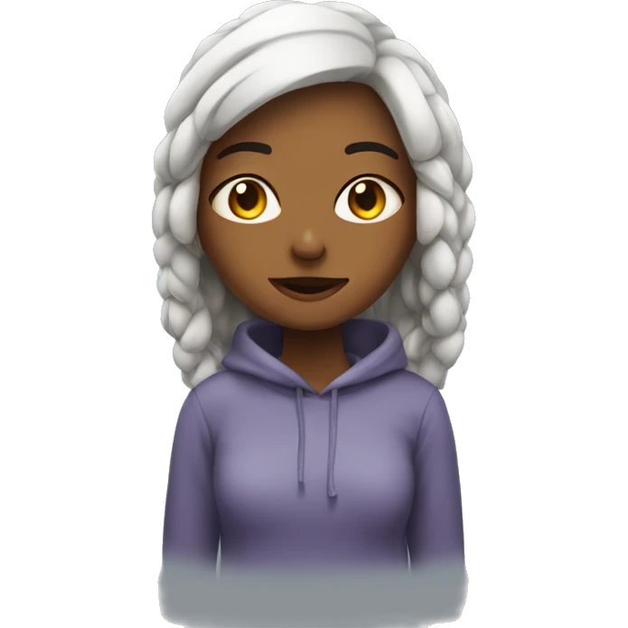 Chill girl  emoji