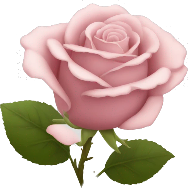 Shaded rose emoji