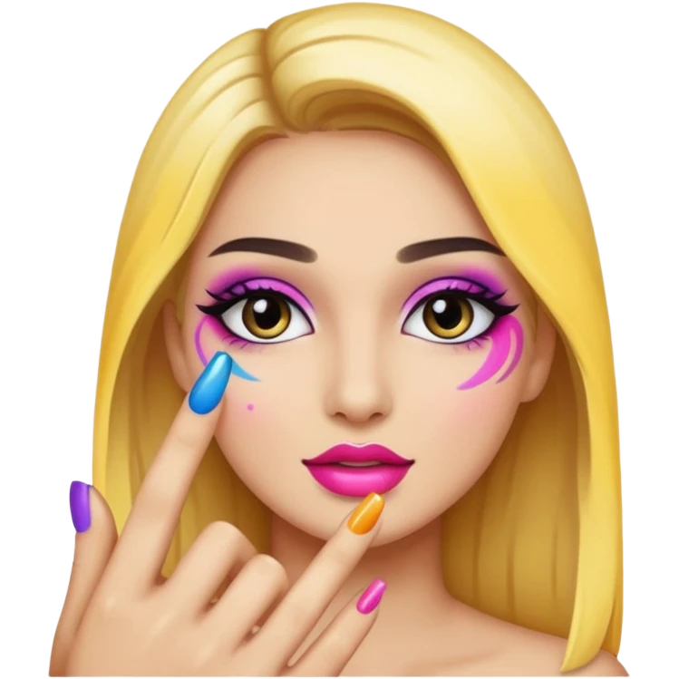 Makeup Finger emoji
