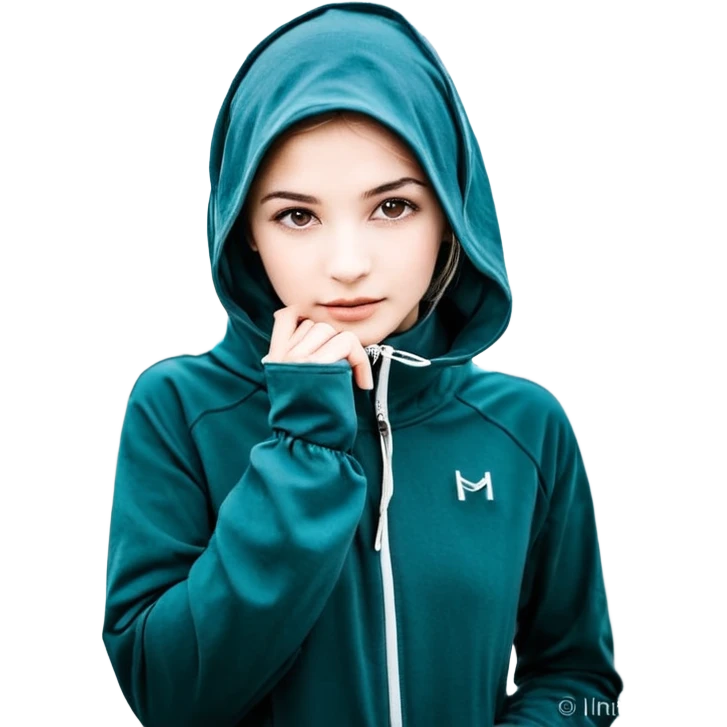 Ноутбук с Lightroom-подобным интерфейсом, нарисован от руки emoji