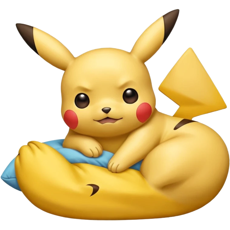 Pikachu dormido emoji