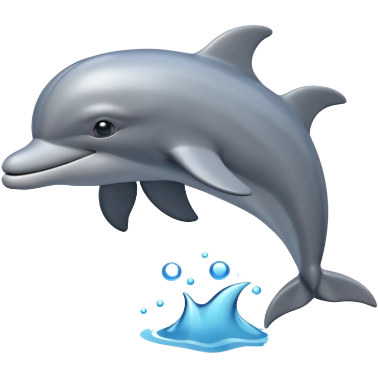 dolphin 3d emoji