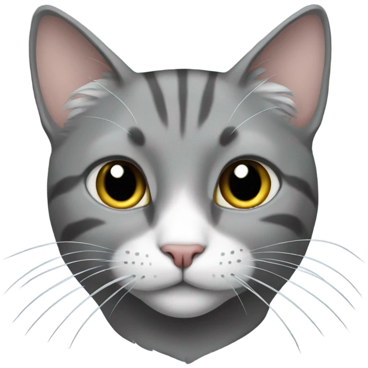 cat grey emoji