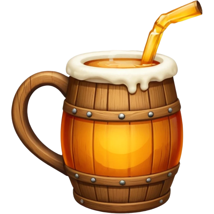 medieval colored drink in a mug emoji