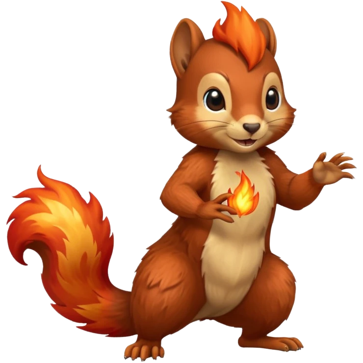 fire bender squirrel emoji