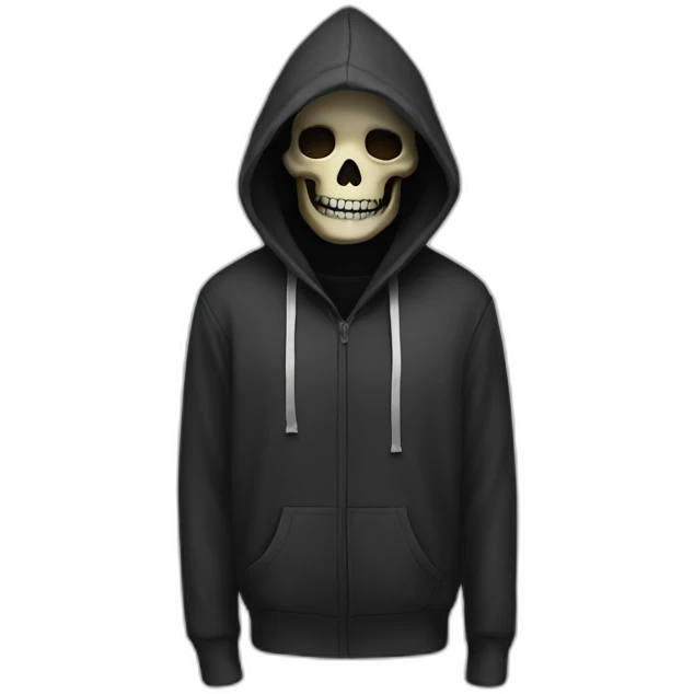 Death with hoodie  emoji