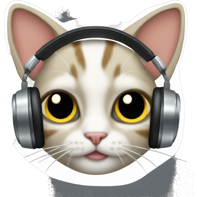 Cat DJ emoji