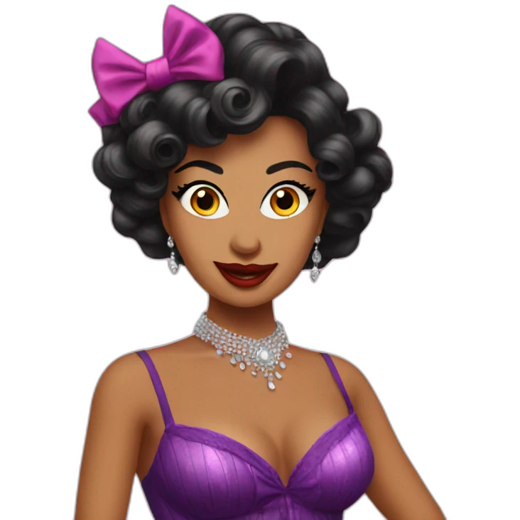 Burlesque dancer  emoji