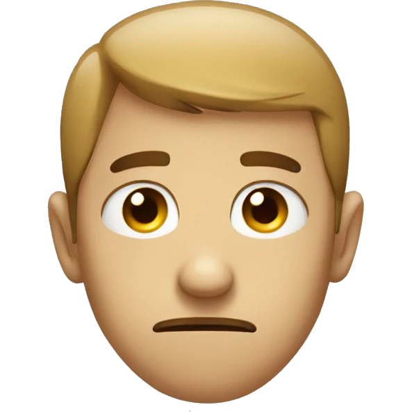 sad face emoji