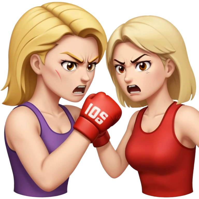 woman punching woman in face emoji